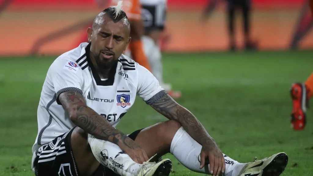 Arturo Vidal no levanta el nivel en Colo Colo. Foto: Photosport