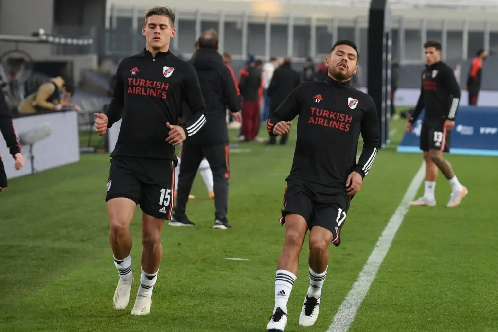 Federico Girotti y Paulo Díaz en River Plate.