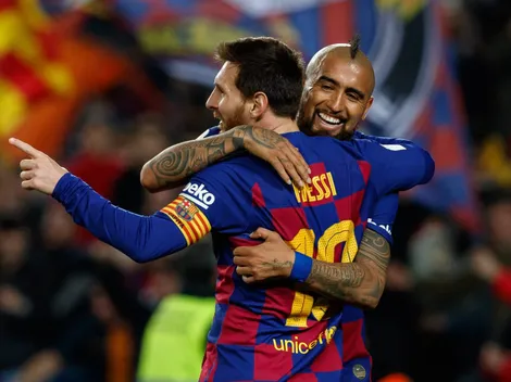 Vidal calla a sus críticos con foto junto a Messi y polémica canción