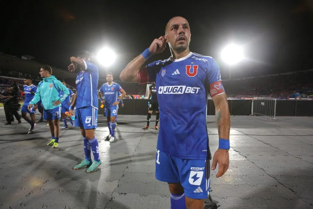 Marcelo Díaz, una pieza fundamental en la Universidad de Chile. (Jonnathan Oyarzun/Photosport).