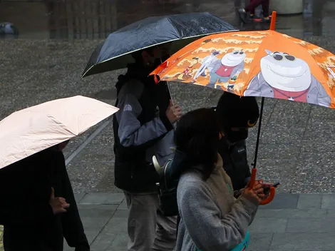 ¿A qué hora llueve en Santiago?
