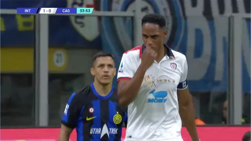 Alexis tuvo una discusión con Yerry Mina.