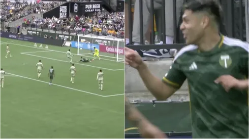 El ex Universidad de Chile marcó el primer tanto del partido ante Los Angeles FC.