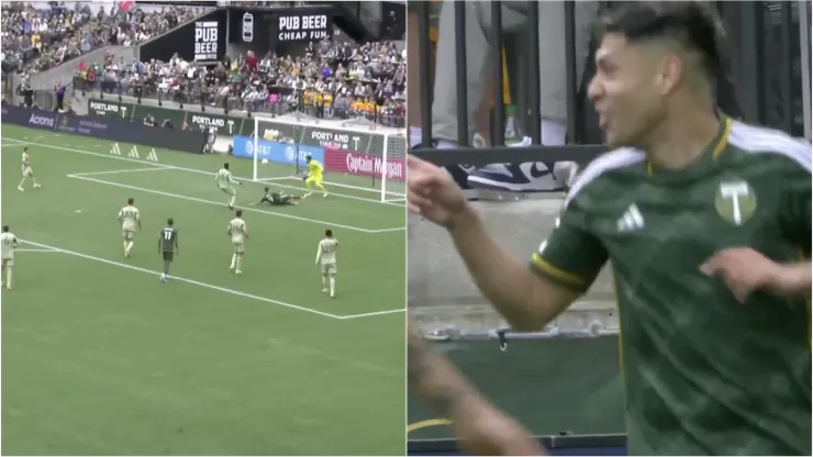 El ex Universidad de Chile marcó el primer tanto del partido ante Los Angeles FC.