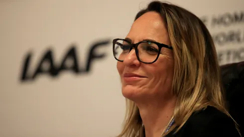 Ximena Restrepo, protagonista de polémica del atletismo en Santiago 2023.