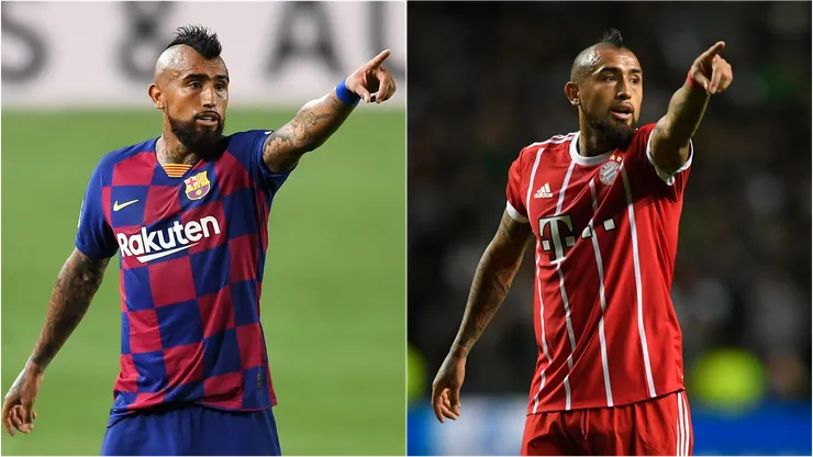 Arturo Vidal ha jugado en dos de los equipos que siguen en carrera en la Champions.