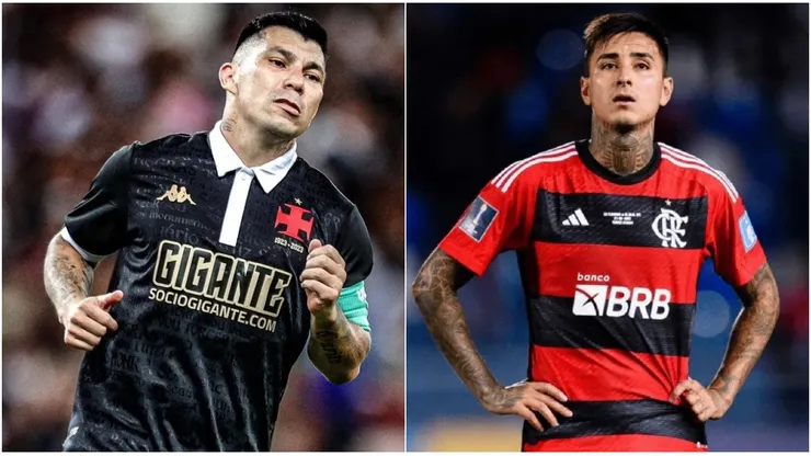 Gary Medel y Erick Pulgar, dos de los siete chilenos que jugarán el Brasileirao.