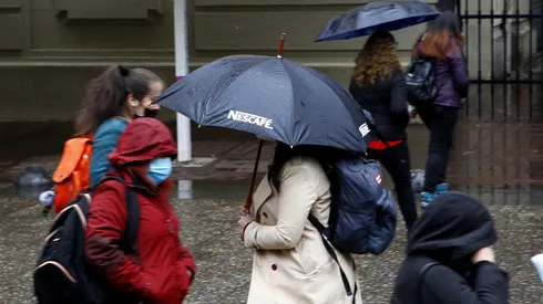 Lluvia en Santiago