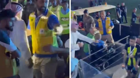 Fanático que agredió a jugador con latigazos fue detenido.