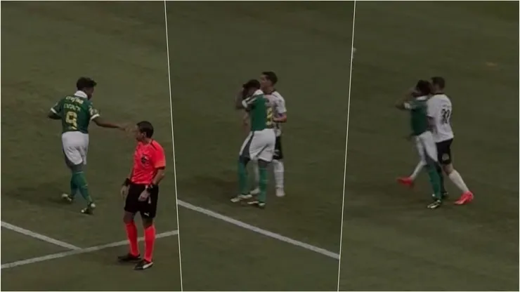 Endrick entró y en menos de 10 segundos recibió dos golpes.