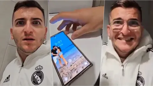 El hincha se encerró en un baño para poder ver el partido al otro día.