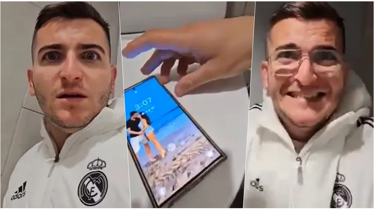 El hincha se encerró en un baño para poder ver el partido al otro día.