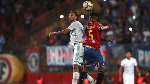 El delantero jugó en el segundo tiempo ante Unión Española.