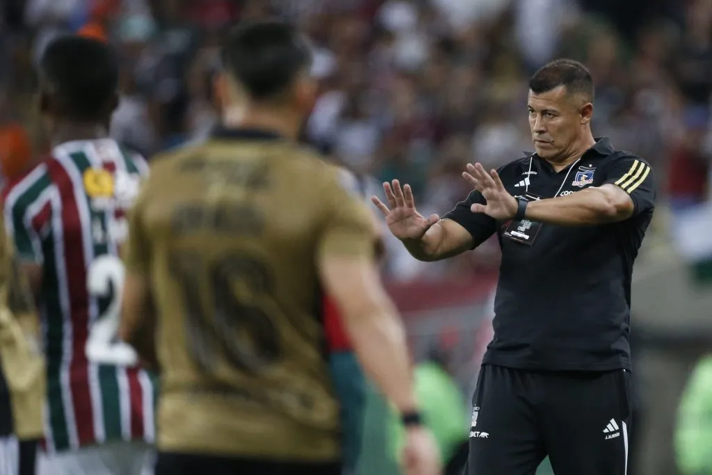 Futbol, Fluminense vs Colo Colo.
Fase de grupos, Copa Libertadores 2024.
El entrenador de Colo Colo Jorge Almiron durante el partido por el Grupo a de Copa Libertadores en el Estadio Maracana de Rio de Janeiro.
Rio de Janeiro, Brasil.
09/04/2024
Pier Giorgio/Photosport

Football,  Fluminense vs Colo Colo
Group stage, Copa Libertadores 2024.
Colo ColoÕs  head coach Jorge Almiron during A Group match for Copa Libertadores in Maracana  stadium in Rio de Janeiro, Brazil.
09/04/2024
Pier Giorgio/Photosport