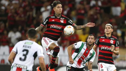 Erick Pulgar fue titular en el triunfo de Flamengo ante Palestino.