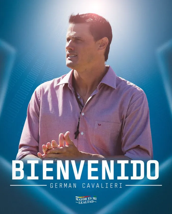 Germán Cavalieri fue oficializado como DT de San Marcos de Arica. (Captura).