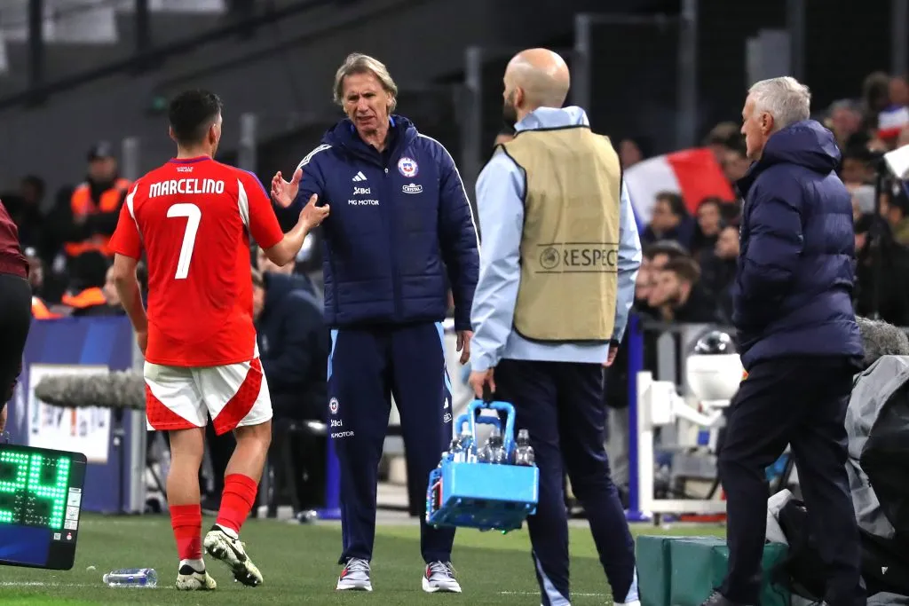 Ricardo Gareca apenas usó a cinco jugadores de la liga chilena en sus primeros dos partidos. | Foto: Photosport.
