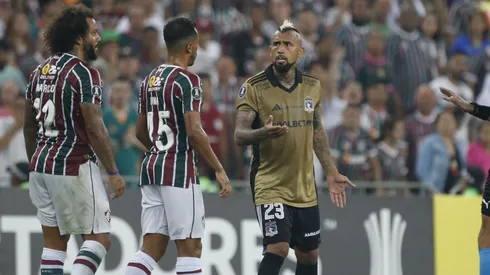 Vidal fue pifiado por hinchas de Fluminense en el Maracaná.