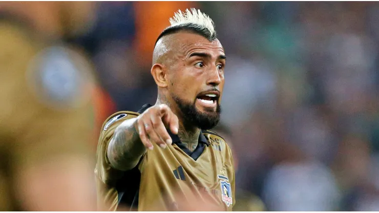 Vidal fue una de las buenas figuras de Colo Colo en el Maracaná.