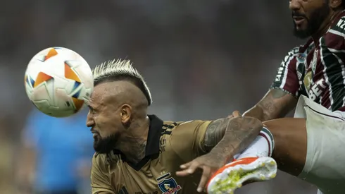 Vidal jugó en un buen nivel ante Fluminense en Brasil