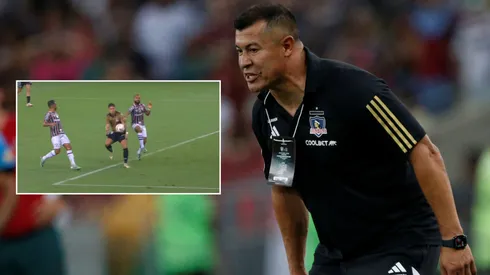 Jorge Almirón se exaltó por el gol anulado a Guillermo Paiva.