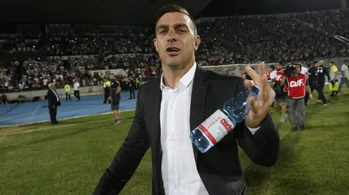 Pablo Guede tras ganar la Copa Chile 2016 con Colo Colo.