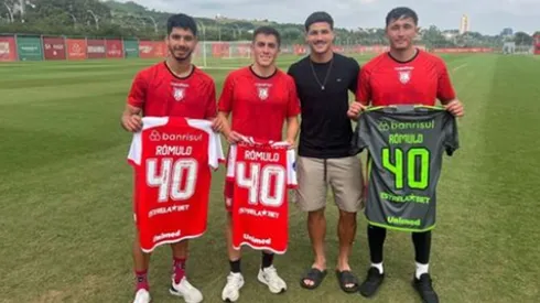 Rómulo Zanre visitó a tres compañeros que tuvo en el fútbol chileno.