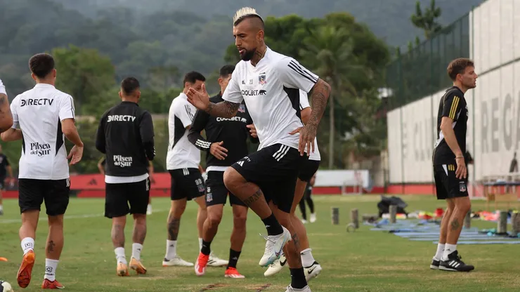 Arturo Vidal en el Ninho do Urubu de Flamengo.