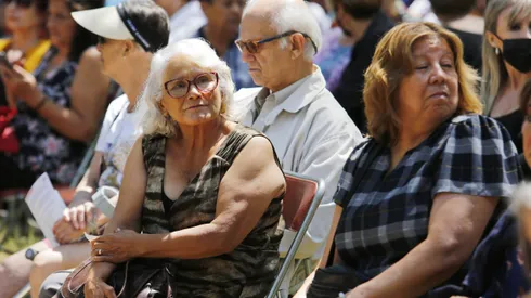 Santiago, 22 de diciembre de 2022. Diálogo ciudadano con vecinos, vecinas y adultos mayores de Santiago en el marco del Plan de Difusión Territorial mediante el cual se dará a conocer a la población los contenidos y alcances de la reforma previsional presentada por el Gobierno. Marcelo Hernandez/Aton Chile