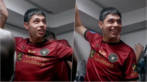 Osorio lideró los festejos en el camarín