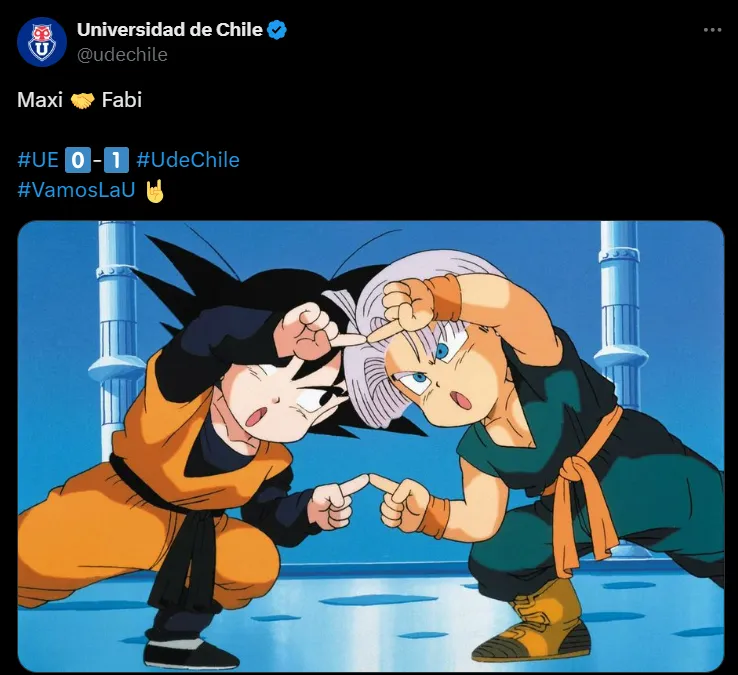 Captura Twitter Universidad de Chile.