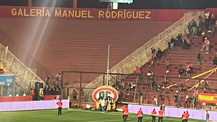 Así se veía todo desde la tribuna de prensa. (Foto: Cristián Fajardo | RedGol).