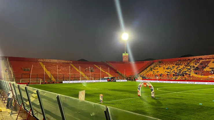 Así luce Santa Laura a poco más de una hora del partido. (Foto: Cristián Fajardo | RedGol. 