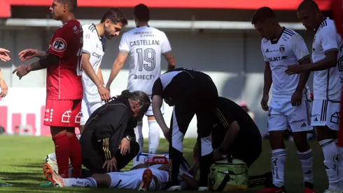 Lucas Cepeda se lesionó ante Ñublense.