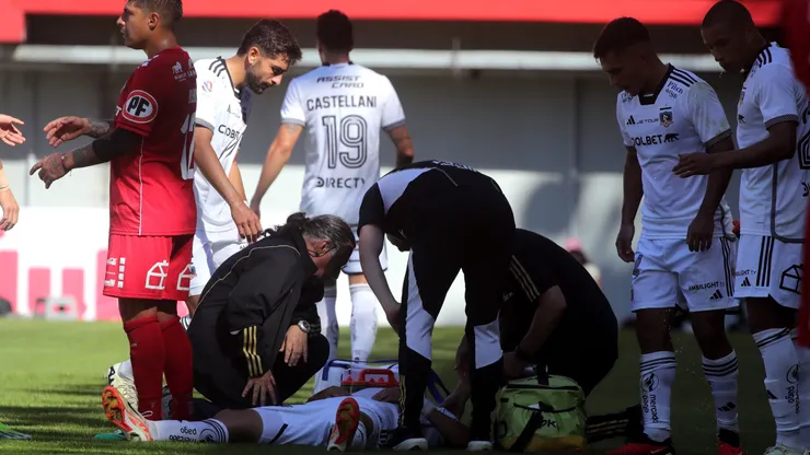 Lucas Cepeda se lesionó ante Ñublense.