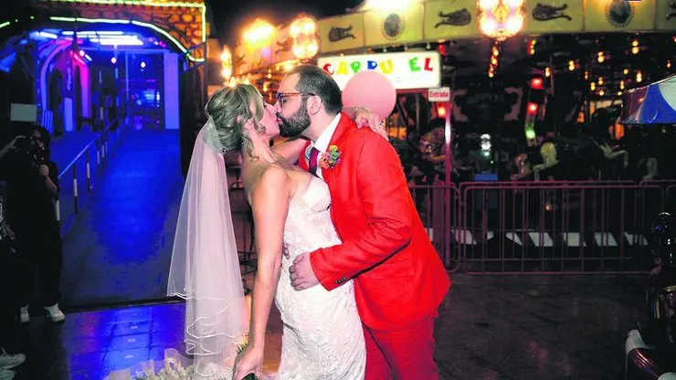 Las fotos del matrimonio de Nicolás Copano y Lady Ganga