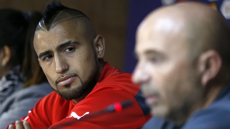 Jorge Sampaoli quiso sacar a Arturo Vidal de la selección chilena tras su choque en plena Copa América.