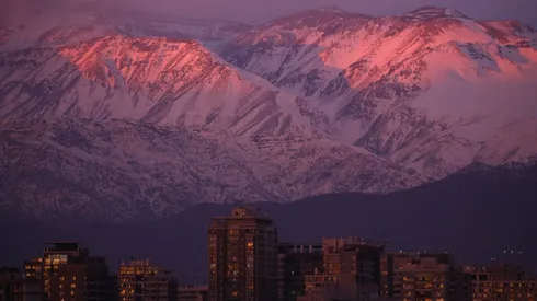 Atardecer en la región Metropolitana (agosto 202)
