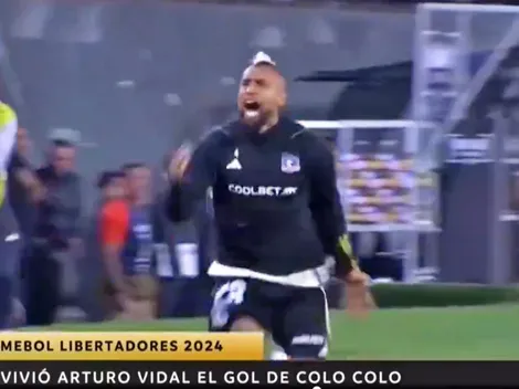 Video: El desahogo de Vidal en el gol de Cepeda