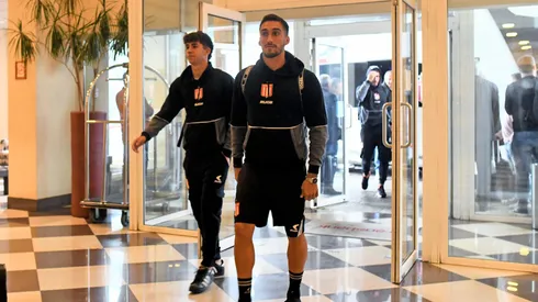 Los jugadores de Estudiantes en el hotel en Concepción.