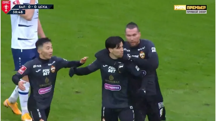 Víctor Dávila anotó un golazo en la Copa de Rusia