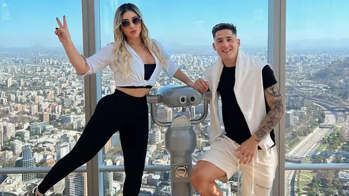 Yessenia Riveros y Guillermo Paiva están muy contentos en Chile.