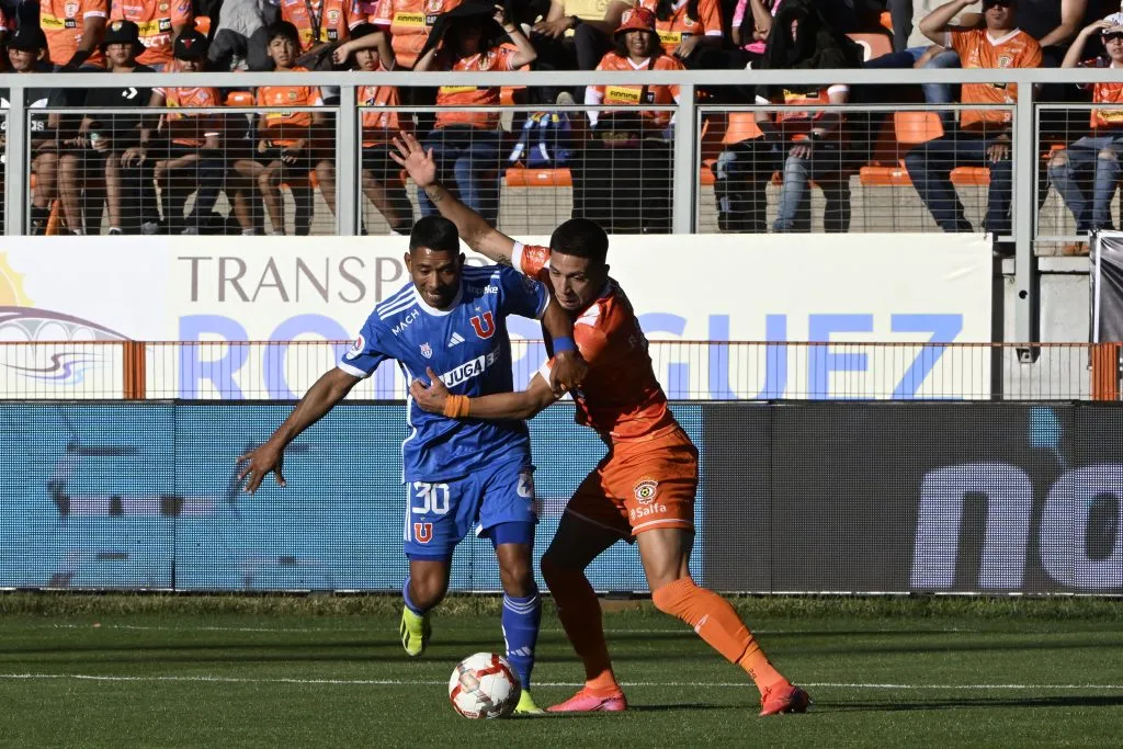 Cristian Palacios se lesionó ante Cobreloa. Foto: Photosport