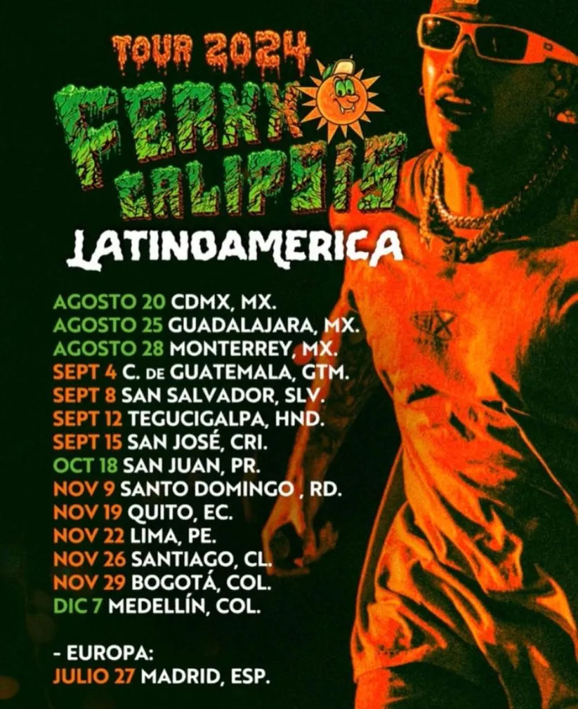 Fechas Latinoamérica Ferxxo