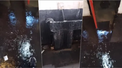 El triste estado de los baños del Monumental.