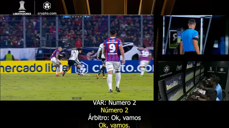 Revelan video y audio del VAR en la plancha criminal de Alan Benítez al Peluca Falcón.