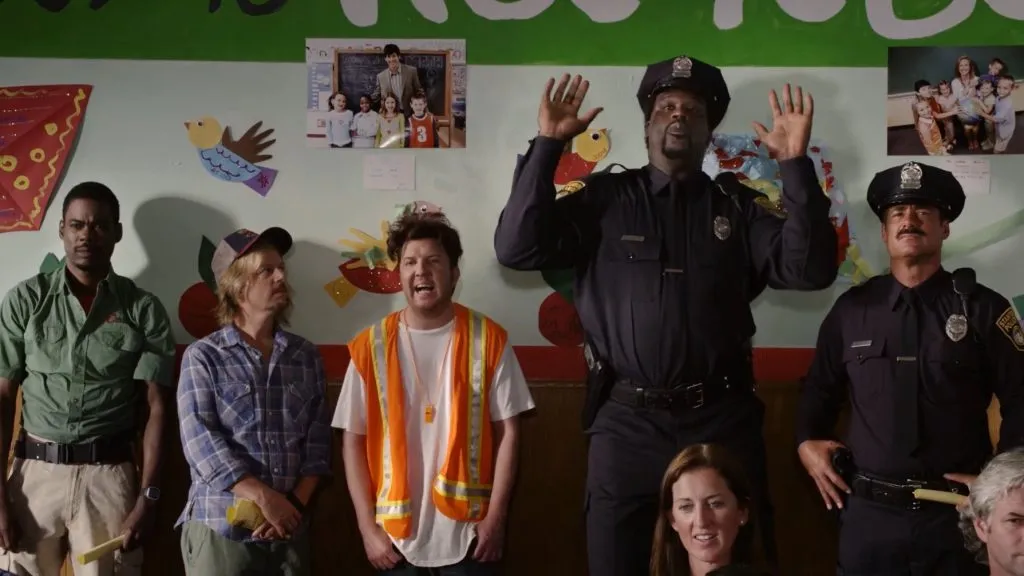 Chris Rock, David Spade, Nick Swardson, Shaquille O’Neil y Peter Dante forman parte de la cinta.