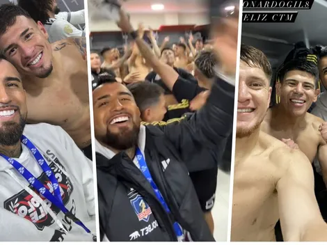 Vidal lidera la cumbiera celebración de Colo Colo