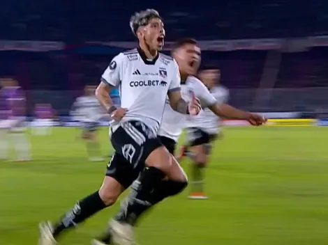¡Gol! Palacios por ahora le da a Colo Colo la clasificación