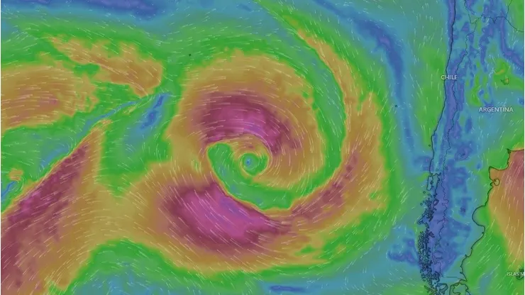 El fenómeno podría traer fuertes precipitaciones, además de vientos con velocidades de 60 a 80 km/h.